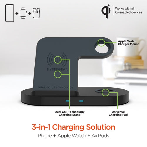Hypergear 3-in-1 Wireless Charger